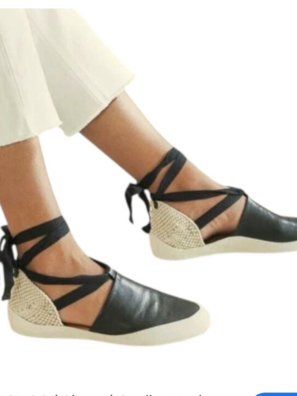 COCLICO Black Lace-Up Ankle Wrap Sneakers Women’s Size 40